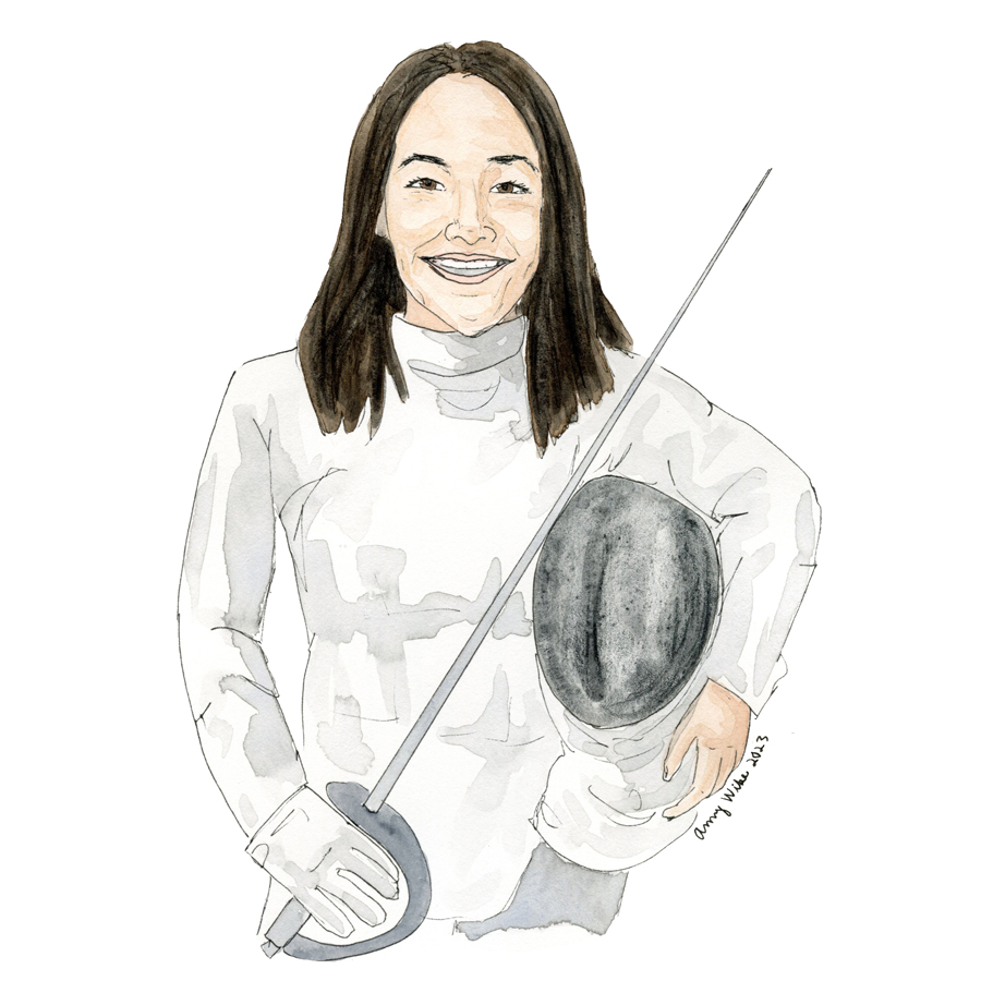 2023年STS决赛选手Ellen Xu由Amy Wike绘制